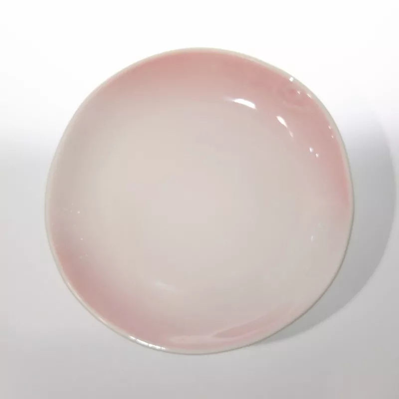Minimalistinė apvali ombre keraminė mini plokštelė