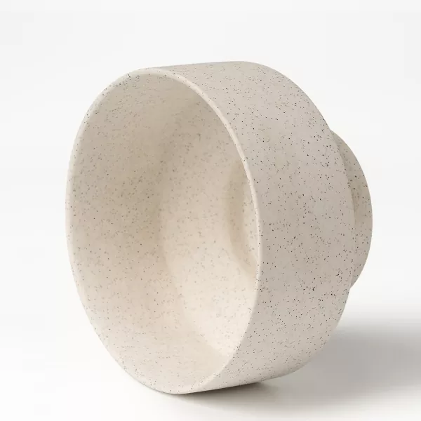 Wabi-sabi stiliaus geometrinės keramikos žvakidės